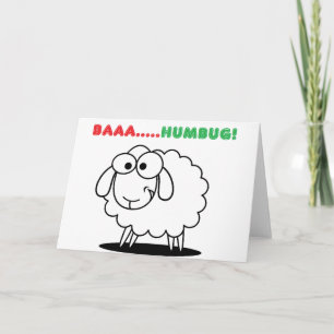 Cartes Pour Fêtes Annuelles Baa...Humbug !