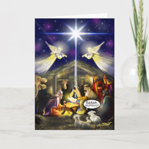 CARTES POUR FÊTES ANNUELLES BAAA HUMBUG ! -