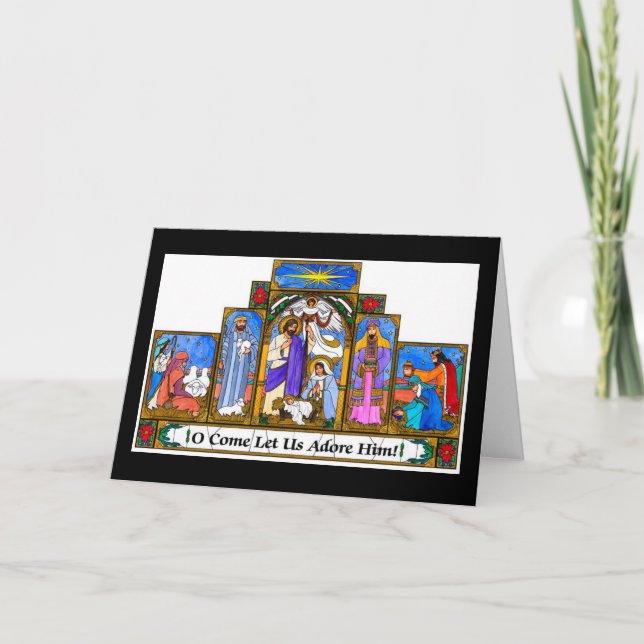 Cartes Pour Fêtes Annuelles Baby Jesus (Devant)