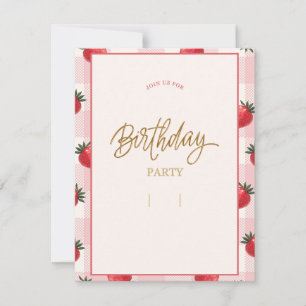 Cartes Pour Fêtes Annuelles Baby shower coloré moderne fraise ou beir pour enf