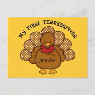 Cartes Pour Fêtes Annuelles Baby Turquie 1er Thanksgiving