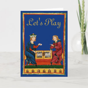 Cartes Pour Fêtes Annuelles Backgammon : Personnalisable