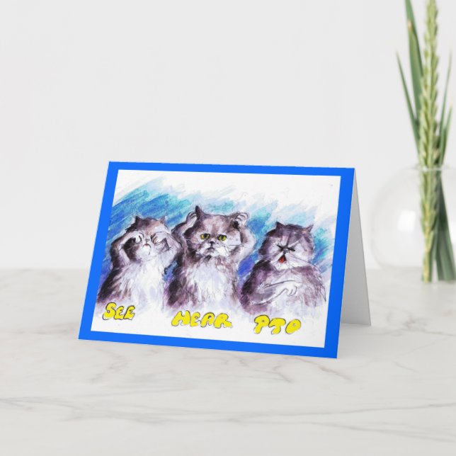 Cartes Pour Fêtes Annuelles Bad Kitty (Devant)