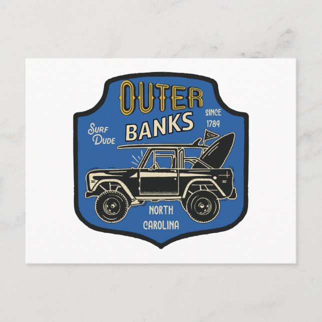 Cartes Pour Fêtes Annuelles Badge NC des banques extérieures (Devant)