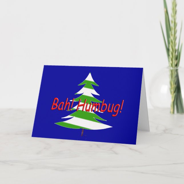 Cartes Pour Fêtes Annuelles Bah ! Fumiste ! (Devant)