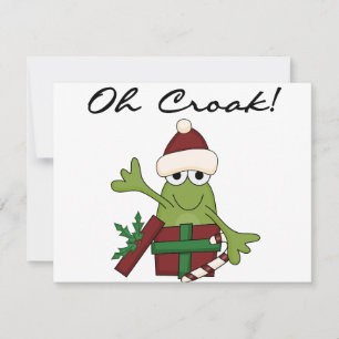 Cartes Pour Fêtes Annuelles Bah Humbug Frog T-shirts et cadeaux de Noël