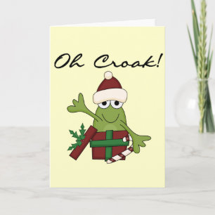 Cartes Pour Fêtes Annuelles Bah Humbug Frog T-shirts et cadeaux de Noël