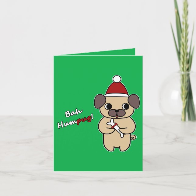 Cartes Pour Fêtes Annuelles Bah Humpug ! 1 (Devant)