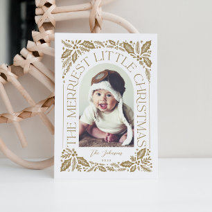 Cartes Pour Fêtes Annuelles Baie dorée Noël le plus joyeux Arche Photo