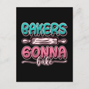 Cartes Pour Fêtes Annuelles Bakers Gâneront boulangerie Chef Cupcake Gâteau