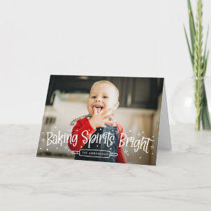 Cartes Pour Fêtes Annuelles Baking Spirits Bright 2 Photo