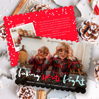 Cartes Pour Fêtes Annuelles Baking Spirits Bright Sparkings Photo de Noël