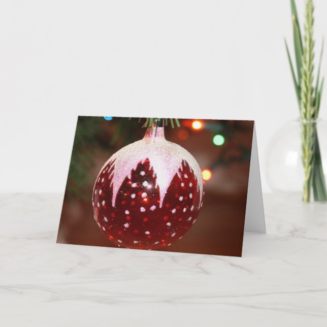Cartes Pour Fêtes Annuelles Bal de Noël (Devant)
