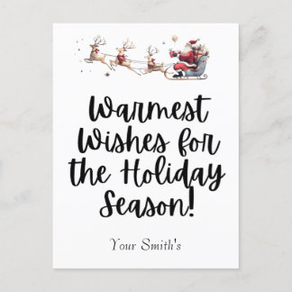 Cartes Pour Fêtes Annuelles Balade de Noël festive