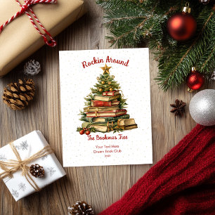 Cartes Pour Fêtes Annuelles Balancer autour de l'arbre de Bookmas