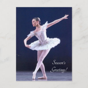 Cartes Pour Fêtes Annuelles ballerine casse-noisette