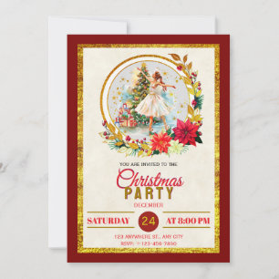 Cartes Pour Fêtes Annuelles Ballerine du ballet Casse-Noisette - Fête de Noël