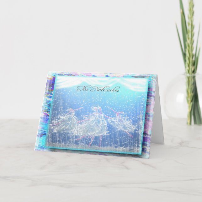 Cartes Pour Fêtes Annuelles Ballet "neige" - 355 de casse-noix (Devant)