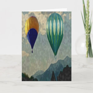 Cartes Pour Fêtes Annuelles Ballons de l'Utah