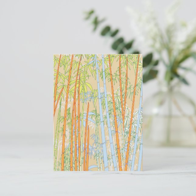 Cartes Pour Fêtes Annuelles Bambou 2 (Debout devant)