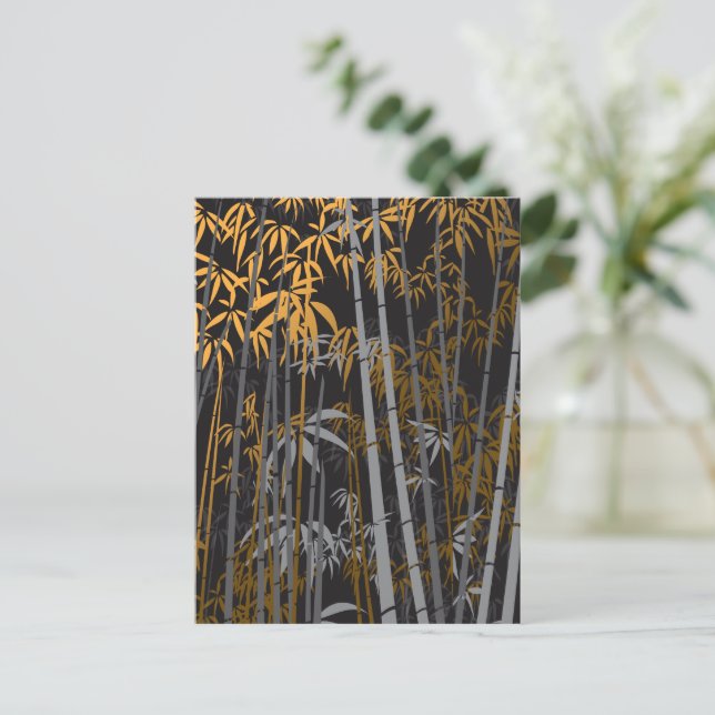 Cartes Pour Fêtes Annuelles Bambou 4 (Debout devant)