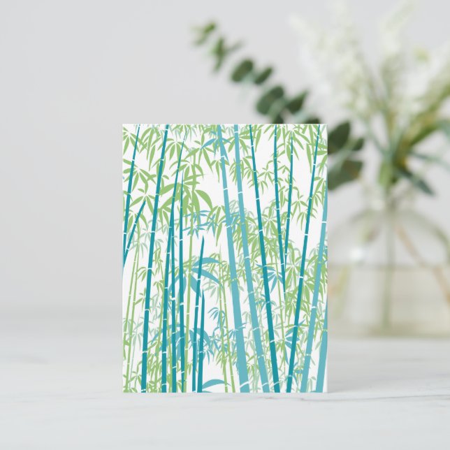 Cartes Pour Fêtes Annuelles Bambou 6 (Debout devant)