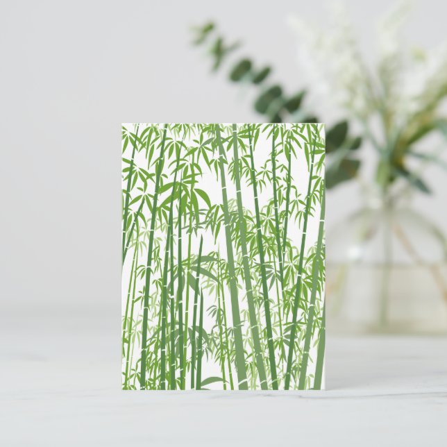 Cartes Pour Fêtes Annuelles Bambou 7 (Debout devant)
