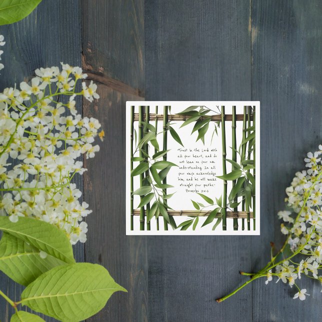 Cartes Pour Fêtes Annuelles Bambou Personnalisable Bibe Verse Personnalisé (Créateur téléchargé)