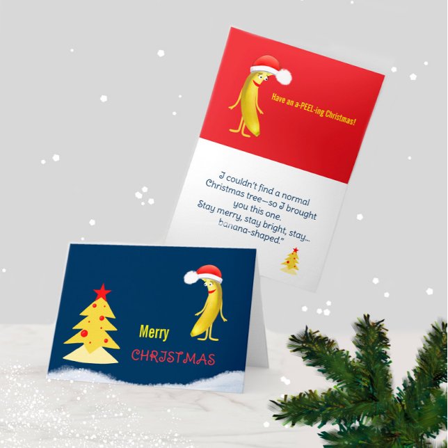 Cartes Pour Fêtes Annuelles Banana for Christmas (Créateur téléchargé)