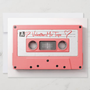 Cartes Pour Fêtes Annuelles Bande de mixage de la cassette audio Valentines vi