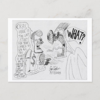 Cartes Pour Fêtes Annuelles Bande dessinée Erica Crooks : Arnaque au jeu télév