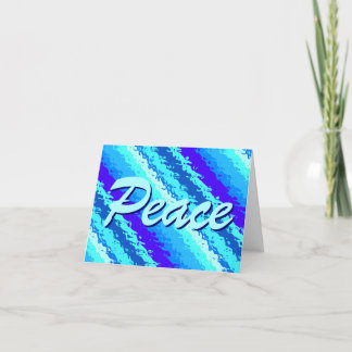 Cartes Pour Fêtes Annuelles Bandes de verre - teintes bleu saphir