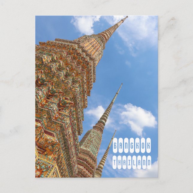 Cartes Pour Fêtes Annuelles Bangkok en Thaïlande (Devant)