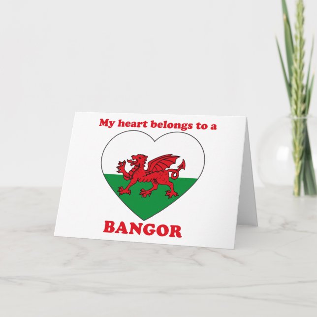 Cartes Pour Fêtes Annuelles Bangor (Devant)