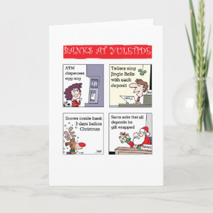 Cartes Pour Fêtes Annuelles Banques au Noël