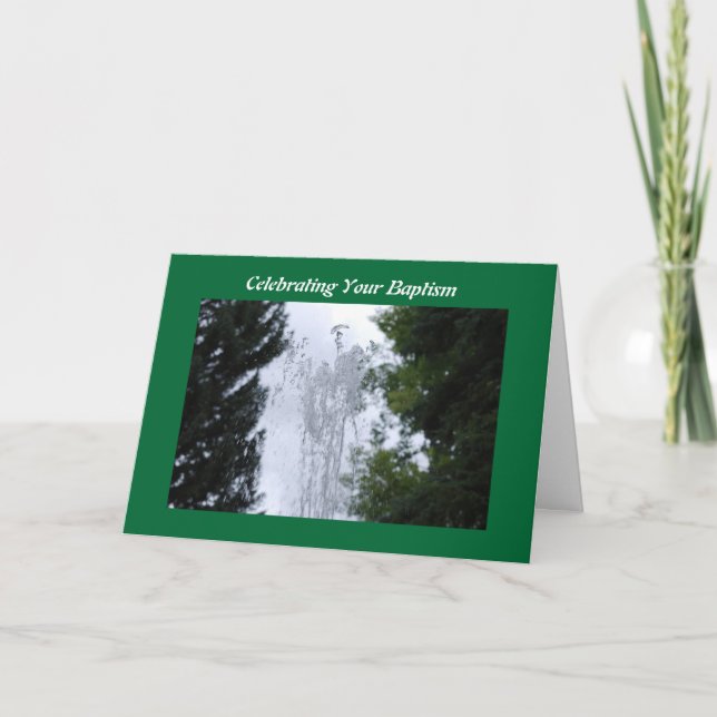 Cartes Pour Fêtes Annuelles Baptême (Devant)