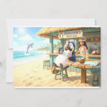 Bar de la plage du pingouin