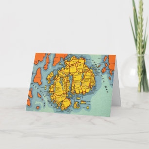 Cartes Pour Fêtes Annuelles Bar Harbour - Mt Desert Island