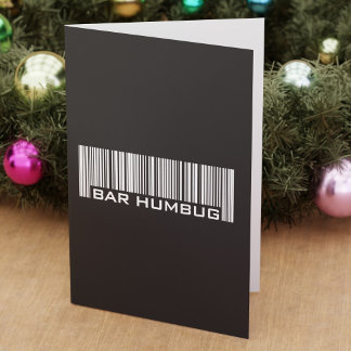 Cartes Pour Fêtes Annuelles Bar Humbug - Autre cadeau de Noël