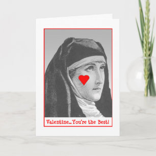 Cartes Pour Fêtes Annuelles Bar Nun Valentine