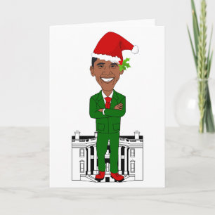 Cartes Pour Fêtes Annuelles Barack Obama le père noël
