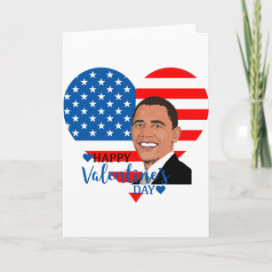 Cartes Pour Fêtes Annuelles barack obama valentine