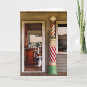 Cartes Pour Fêtes Annuelles Barbier - J'ai besoin de coupe de cheveux