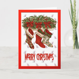 Cartes Pour Fêtes Annuelles Bas de Noël