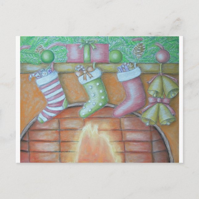 Cartes Pour Fêtes Annuelles Bas de Noël (Devant)