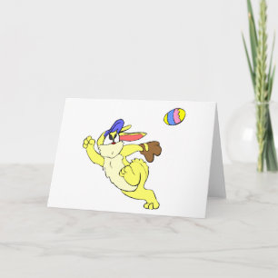 Cartes Pour Fêtes Annuelles Base-ball Pâques