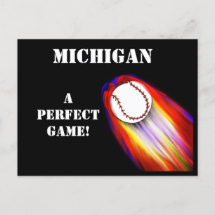 CARTES POUR FÊTES ANNUELLES BASEBALL MICHIGAN