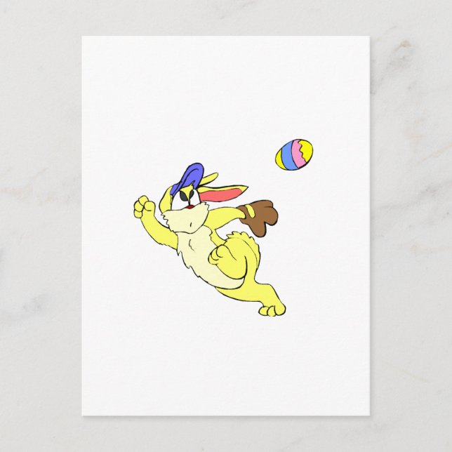 Cartes Pour Fêtes Annuelles Baseball Pâques (Devant)