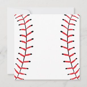 Cartes Pour Fêtes Annuelles Baseball Seams Sport Style Baseball Thème