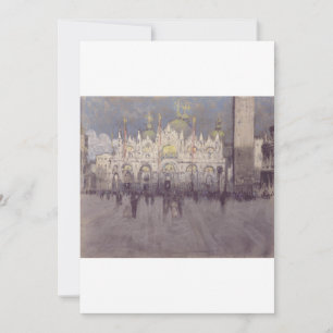 Cartes Pour Fêtes Annuelles Basilique Saint-Marc Architecture Byzantine Art